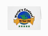 90 Year Old Birthday Cards World 39 S Coolest 90 Year Old Greeting Card Zazzle