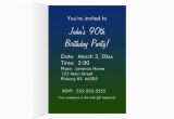 90 Year Old Birthday Invitations Golf Birthday Invitation for 90 Year Old Zazzle