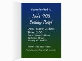 90 Year Old Birthday Invitations Golf Birthday Invitation for 90 Year Old Zazzle