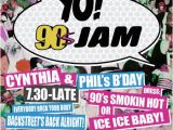 90s Birthday Invitation Templates 80s Birthday Invitation totally Awesome 80s Retro Boom Box