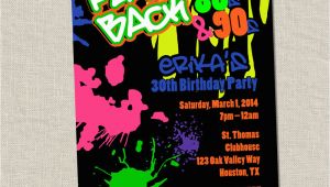 90s Birthday Invitation Templates 90s Party Invitation Wording Oxyline 09e7fc4fbe37