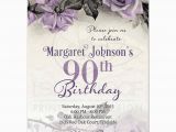 90th Birthday Celebration Invitation 90th Birthday Party Invitations Party Invitations Templates