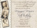 90th Birthday Celebration Invitation Invitations On Pinterest Birthday Invitations 90th