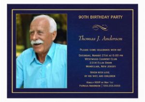 90th Birthday Celebration Invitation Personalized 90th Invitations Custominvitations4u Com