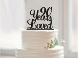 90th Birthday Decorations Discount 90th Anniversary Wdding Cake topper 90th Happy Birthday