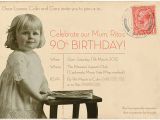 90th Birthday Gifts for Him Australia 90th Birthday Invitation On Behance