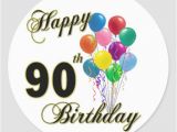 90th Birthday Gifts for Him Happy 90th Birthday Gifts and Birthday Apparel Stickers