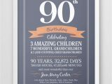 90th Birthday Gifts Male Personalized 90th Birthday Print Seventy Years Old Gift