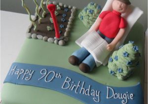 90th Birthday Ideas for Him Jo 39 S Cakes Gardening themed 90th Birthday Cake