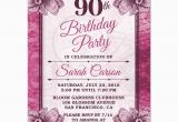 90th Birthday Invitation Template Free 90th Birthday Party Invitations Party Invitations Templates