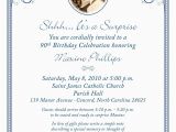 90th Birthday Invitation Wording 80th Surprise Birthday Invitation Wording 90th Birthday