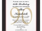 90th Birthday Invitation Wording 90th Birthday Invitation Invitations Pinterest