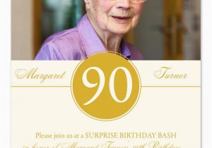 90th Birthday Invitation Wording Samples 15 90th Birthday Invitations Tips Sample Templates