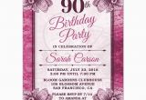 90th Birthday Invitations Free 90th Birthday Party Invitations Party Invitations Templates