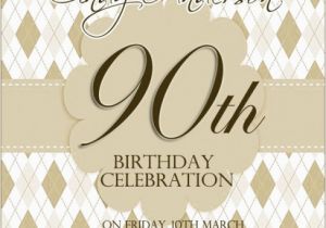90th Birthday Invites Templates 90th Birthday Invitation Wording 365greetings Com
