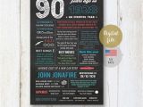 90th Birthday Presents for Him Personalized 90th Birthday Gift for Men Him Husband