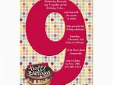 9th Birthday Invitation Wording 22 Best 9th Birthday Party Invitations Images On Pinterest