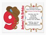 9th Birthday Invitation Wording 9th Birthday Invitation Cards