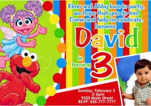 Abby and Elmo Birthday Invitations Free Printable Elmo and Abby Birthday Invitations Template