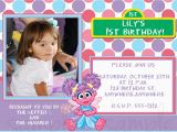 Abby Cadabby Birthday Invitations Abby Cadabby Birthday Invitation Sesame Street Birthday