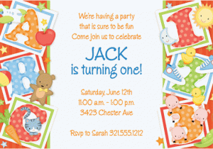 Abc Birthday Invitations Abc 123 Invitations by Paper so Pretty at Invitationbox Com