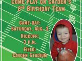 Accept Birthday Party Invitation Football Birthday Party Invitations