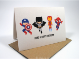 Action Birthday Cards Happy Birthday Card Boy 4 Action Superheroes Hbc119