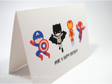 Action Birthday Cards Happy Birthday Card Boy 4 Action Superheroes Hbc119