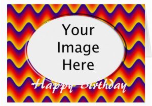 Add Photo In Birthday Cards for Free Add Your Photo Happy Birthday Greeting Card Zazzle