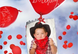 Add Photo In Birthday Cards for Free Birthday Card with Flying Balloons Printable Photo Template