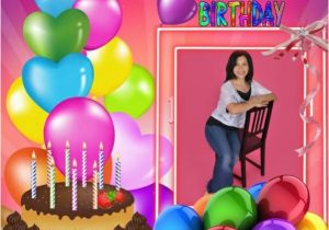 Add Photo In Birthday Cards for Free Happy Birthday Frame From Www Imikimi Com You Can Put In