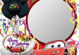 Add Photo to Birthday Card Free Birthday Card Cars themed Click to Add A Photo and Send