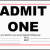 Admit One Birthday Invitations 10 Free Birthday Printablesmade Peachy