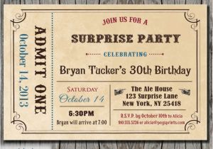 Admit One Birthday Invitations Printable 6 Best Images Of Free Printable Admit One Invitations