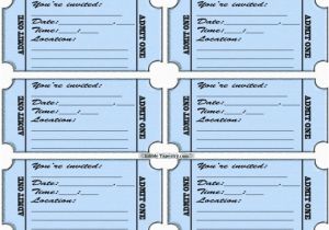 Admit One Birthday Invitations Printable 6 Best Images Of Free Printable Admit One Invitations