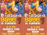Admit One Birthday Invitations Printable Disney 39 S Pooh Admit One Ticket Birthday Invitation