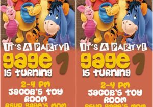 Admit One Birthday Invitations Printable Disney 39 S Pooh Admit One Ticket Birthday Invitation