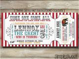 Admit One Ticket Birthday Invitation Circus Invite Carnival Invite Circus Invitation Carnival