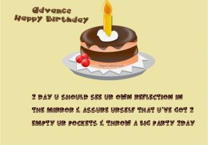 Advance Happy Birthday Wishes Quotes Birthday Quotes for Yourself Quotesgram