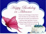 Advance Happy Birthday Wishes Quotes Happy Birthday Wallpaper Wishes Greetings 2017