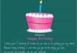 Advance Happy Birthday Wishes Quotes Happy Early Birthday Wishes Advance Birthday Quotes