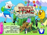 Adventure Time Birthday Decorations Adventure Time Birthday Party Invitations