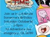 Adventure Time Birthday Invitations Adventure Time Birthday Invitations