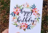 Aesthetic Birthday Cards Happy Birthday Card Print Card Printing Happy Birthday