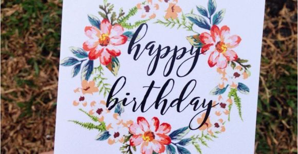 Aesthetic Birthday Cards Happy Birthday Card Print Card Printing Happy Birthday