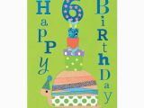 Age Specific Birthday Cards Birthday Gifts Age 6 Turtle Ana 39 S Papeterie Greeting