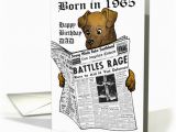 Age Specific Birthday Cards Born In 1965 Newspaper with Dog Reading for Dad Card 376270