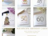 Age Specific Birthday Cards Handmade Greeting Cards Design by Occasion