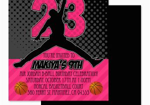 Air Jordan Birthday Invitations Eccentric Designs by Latisha Horton Air Jordan Birthday