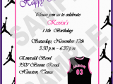 Air Jordan Birthday Invitations solutions event Design by Kelly Air Jordan Inspired